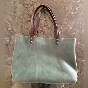 Portland Leather Goods Large classic Tote Bag in Surf
